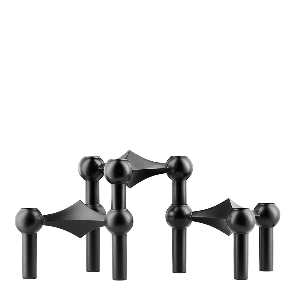 Stoff Nagel Ljusstake 3-pack Svart