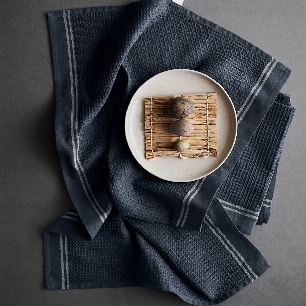 Alpha Kökshandduk 50x70 cm Mörkgrå