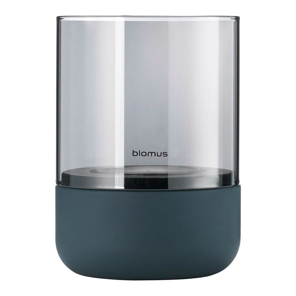 Calma Stormlykta 14 cm Stålgrå