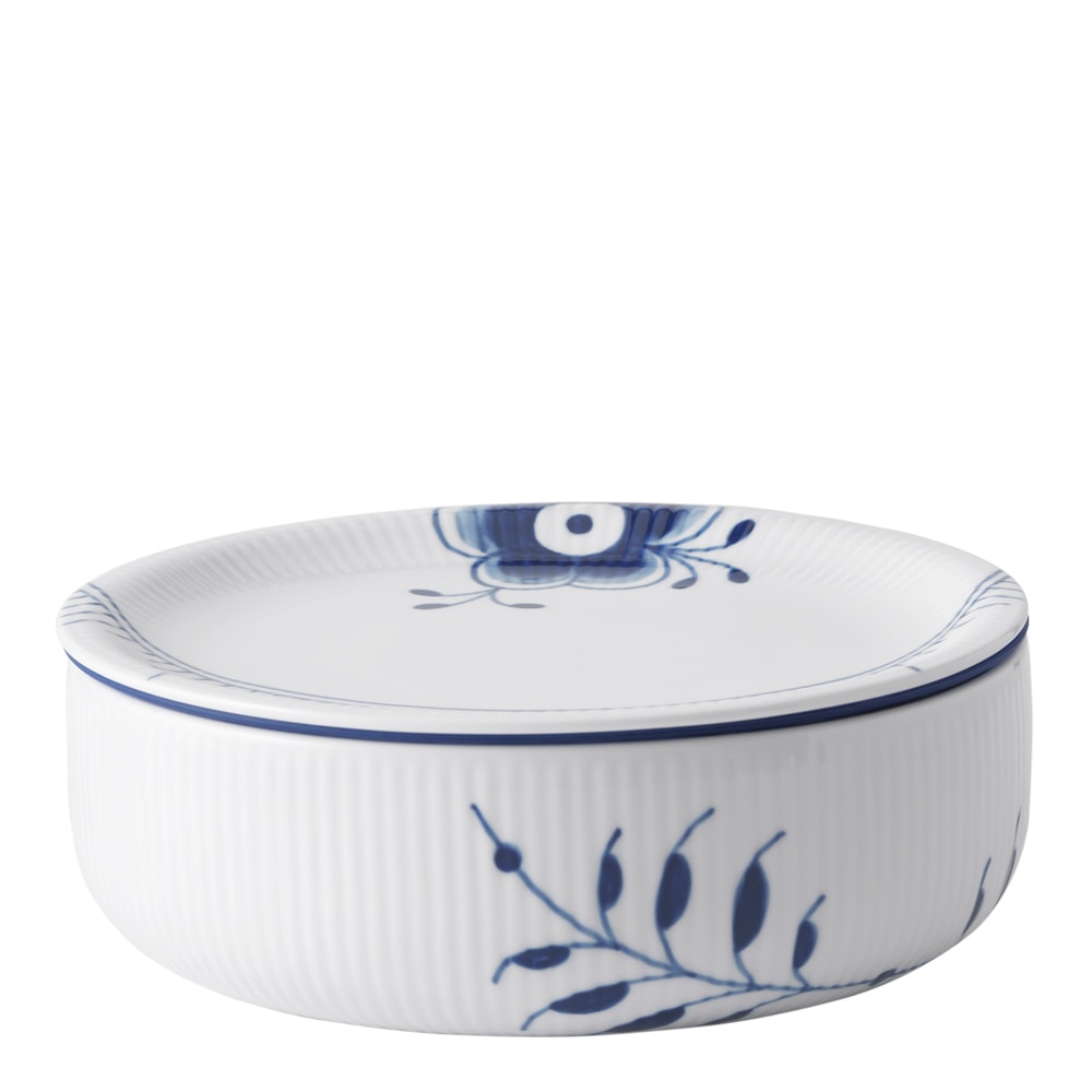 Blue Fluted Mega Förvaringsburk 1,4 L