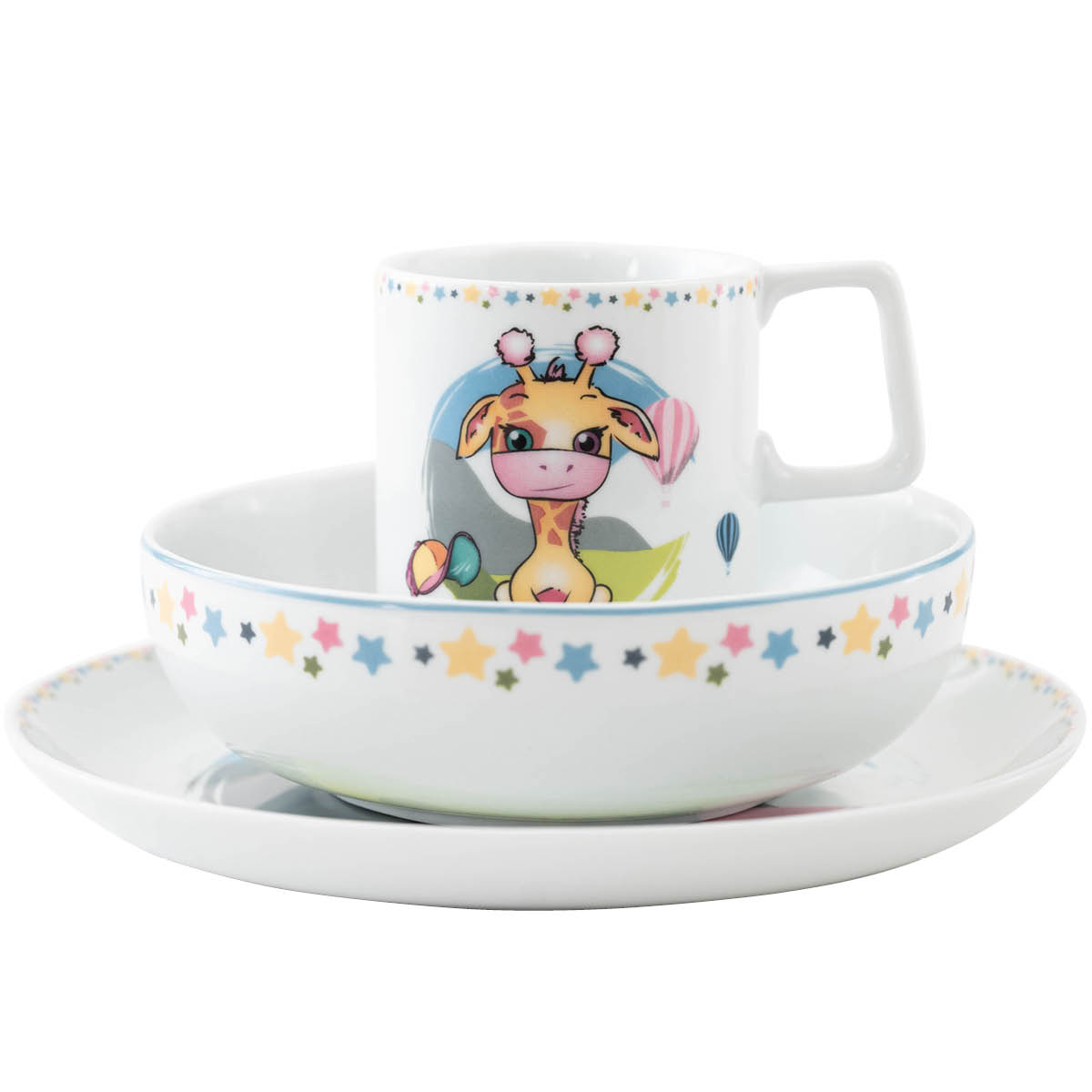 Jippi & Truls Barnset 3 delar Vit