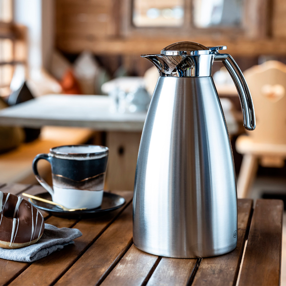 Gusto Termoskanna 1,5 L Matt stål