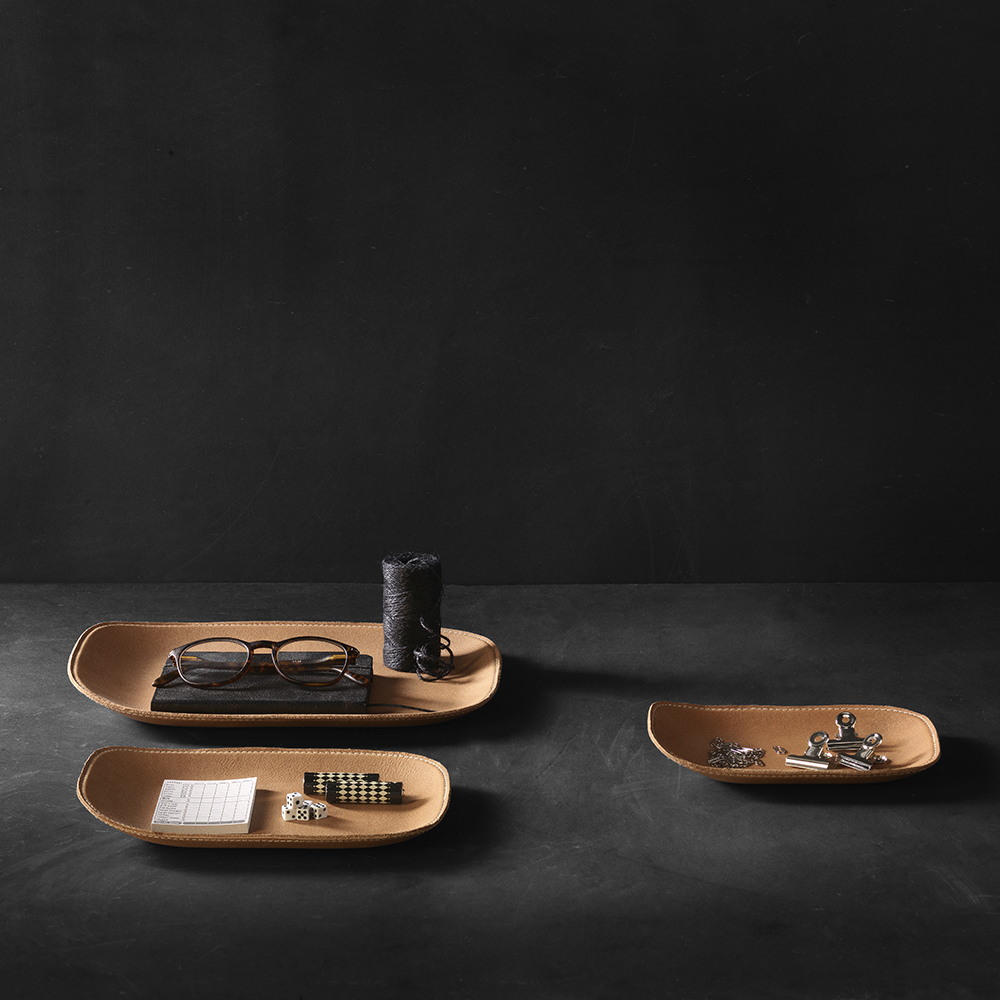 Mine Bricka läder 19 cm