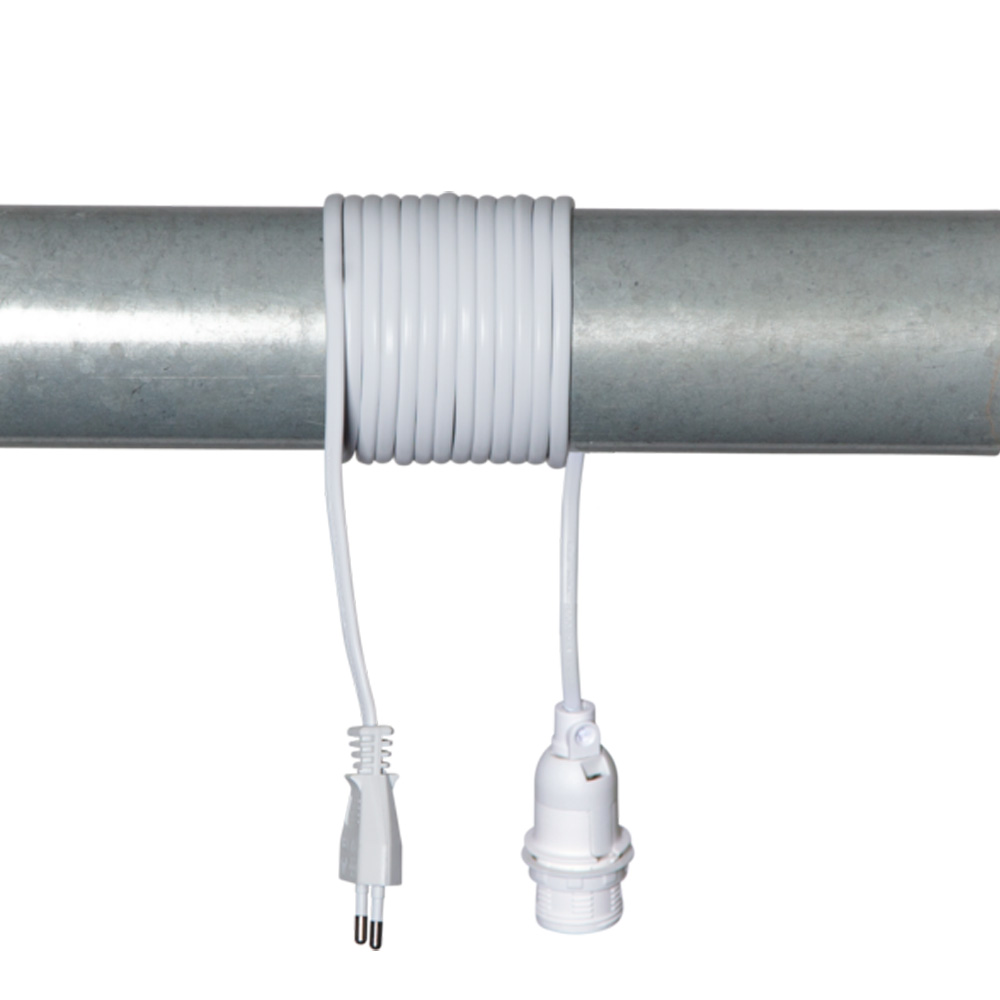 Basic Sladdställ E14 3,5 m Vit