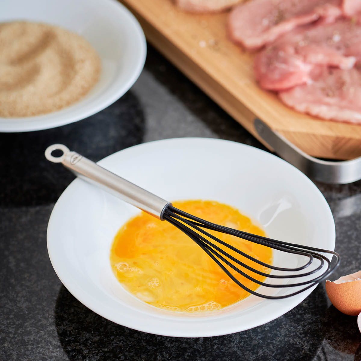 Visp Flat 27 cm Rostfri