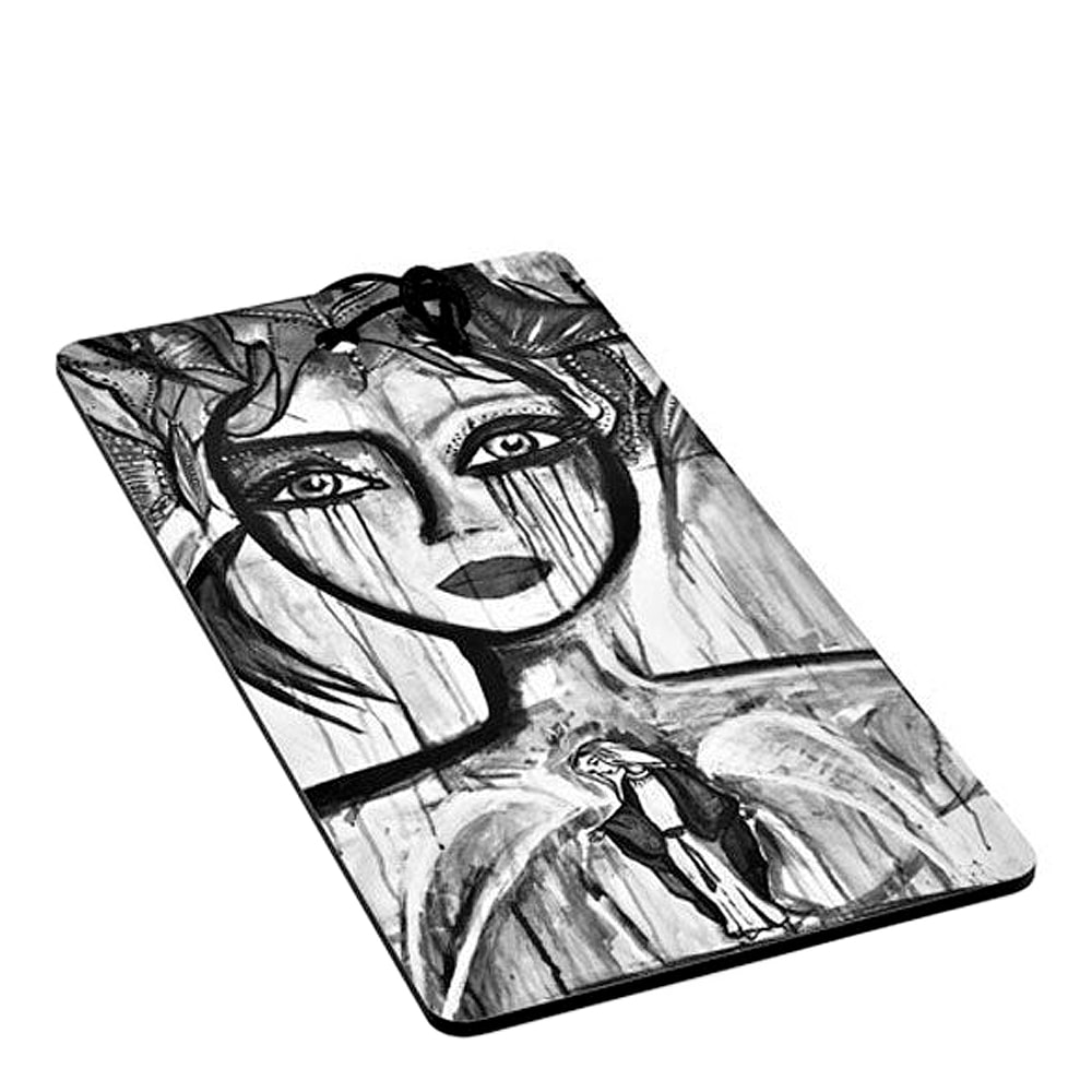 Sk&auml;rbr&auml;da Slice of Life 40x20 cm Svart/Vit