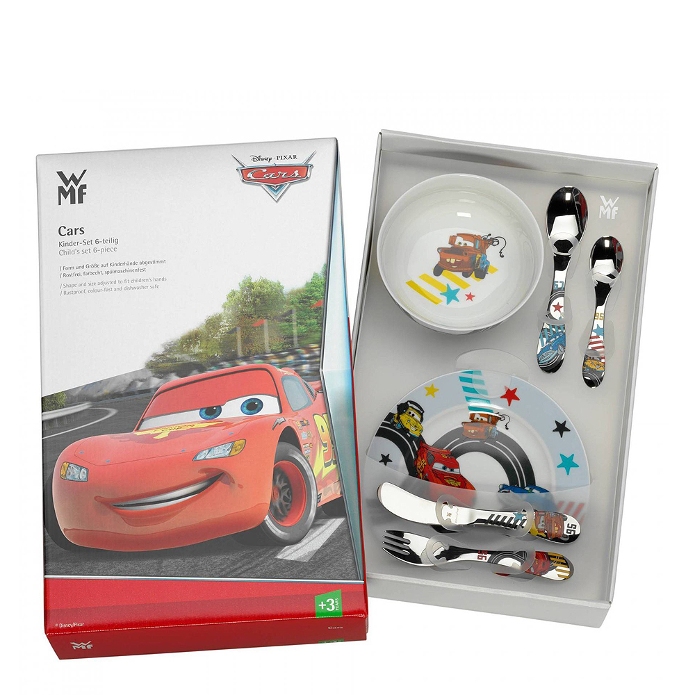 Bilar Barnservis 6 delar