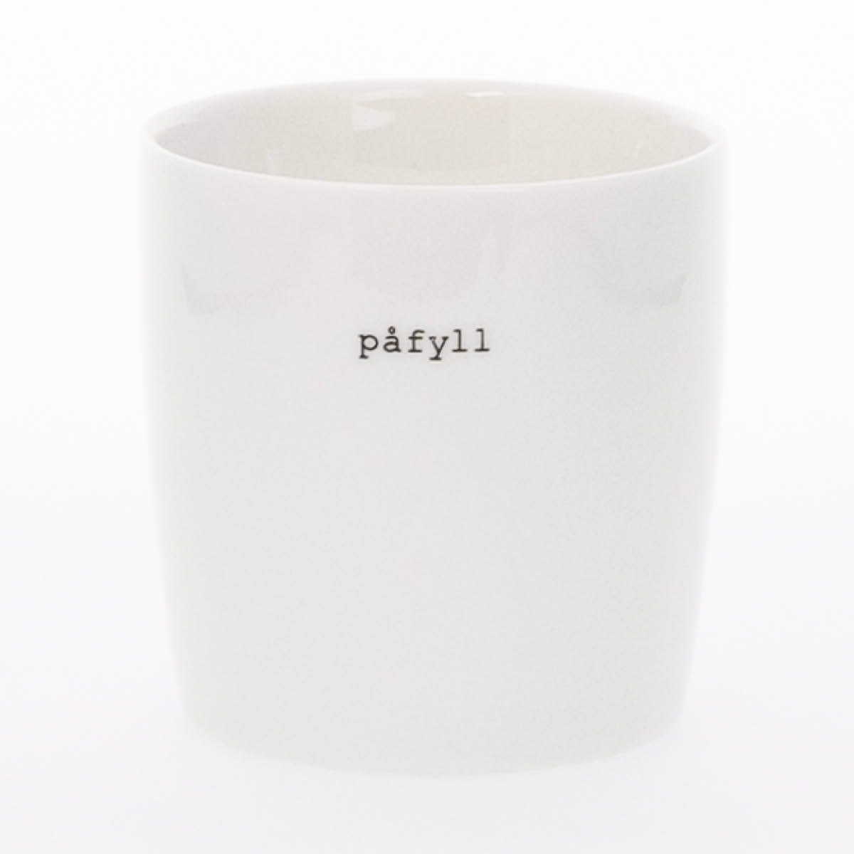 Sögne Mugg Mini 10 cl Påfyll Vit