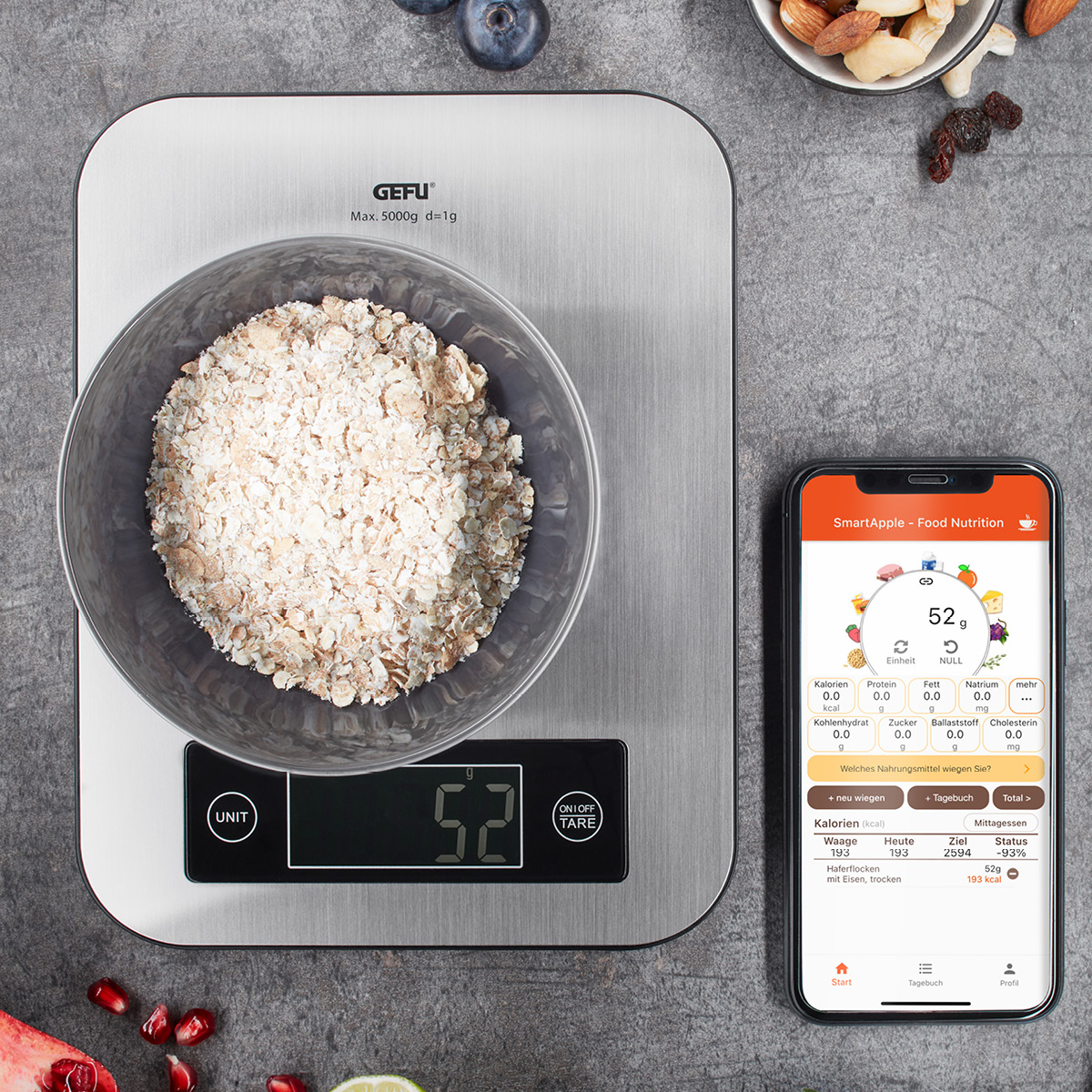 Köksvåg Bluetooth Score