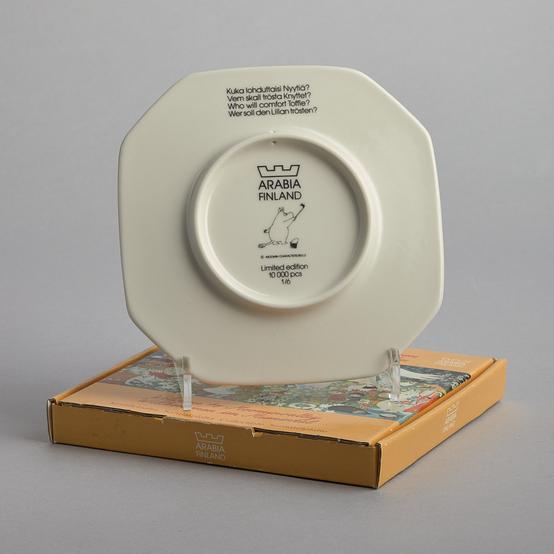 SÅLD "Vem ska trösta Knyttet" Väggtavla Mumin