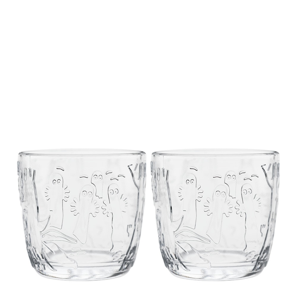 Mumin Glas 28 cl 2-pack Klar