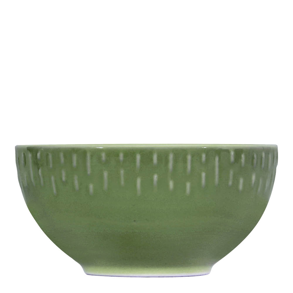 Confetti Sk&aring;l 14 cm Oliv