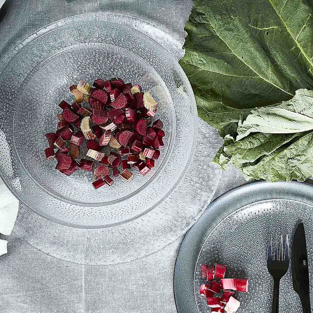 Raw Creative Glass Glastallrik 22,5 cm Klar