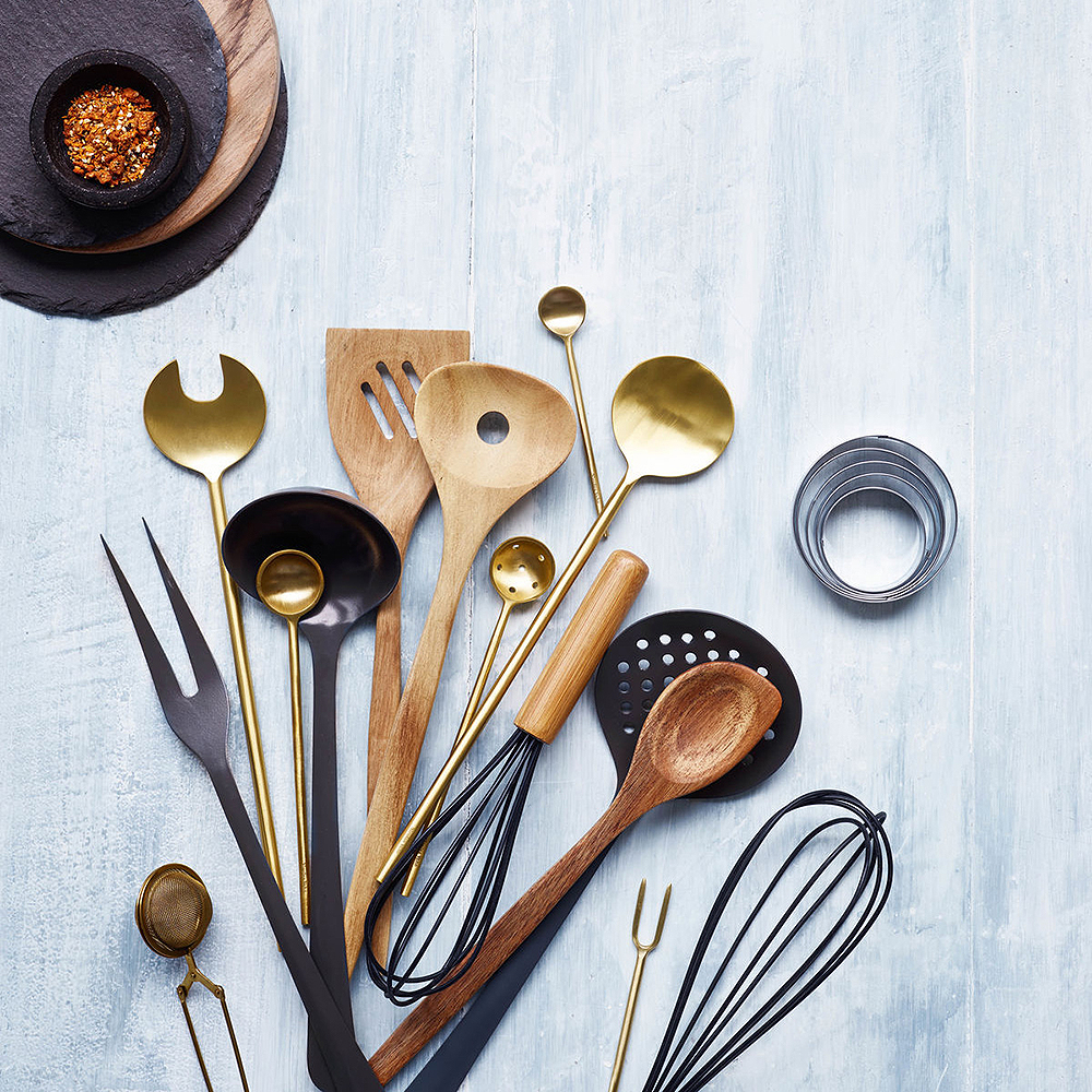 Salladsbestick 2 delar Akacia 32 cm