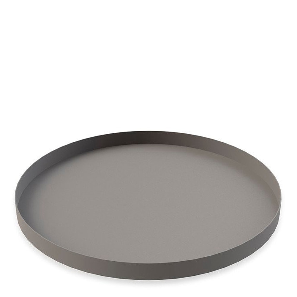 Tray Circle Fat 30 cm Grå