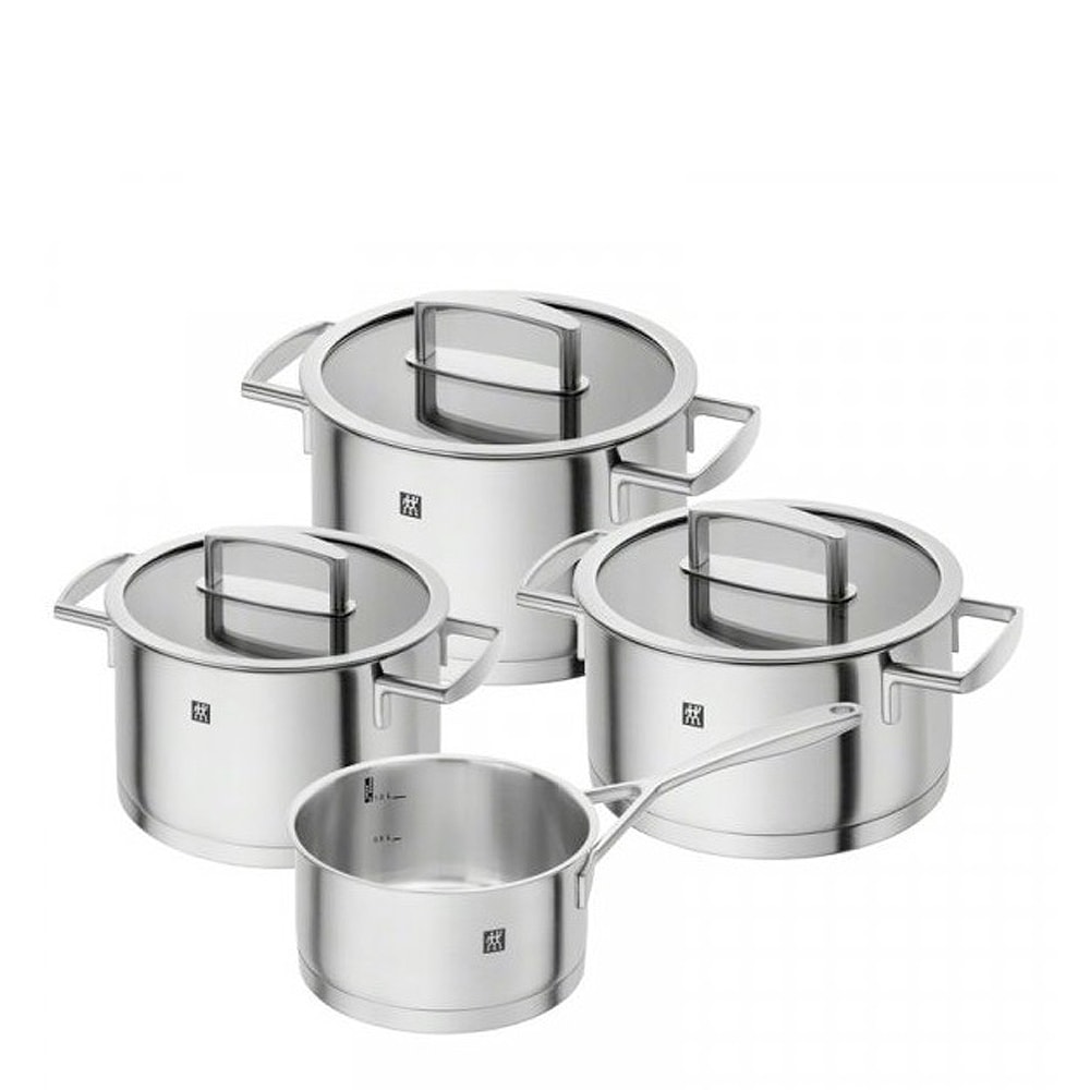 Vitality Kastrullset 4 delar med 3 lock