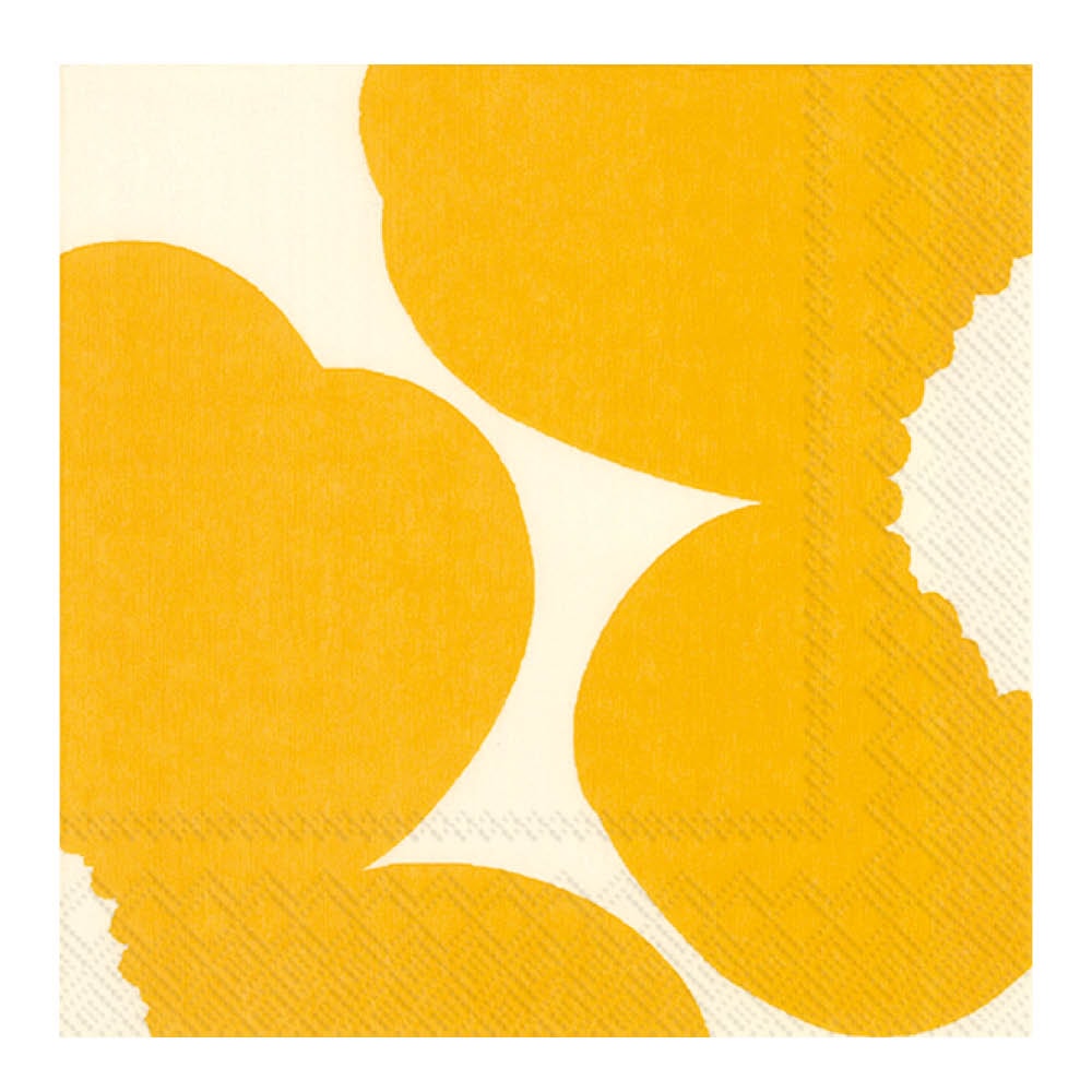 Servett 33x33cm 20-pack Gul Vesi Unikko