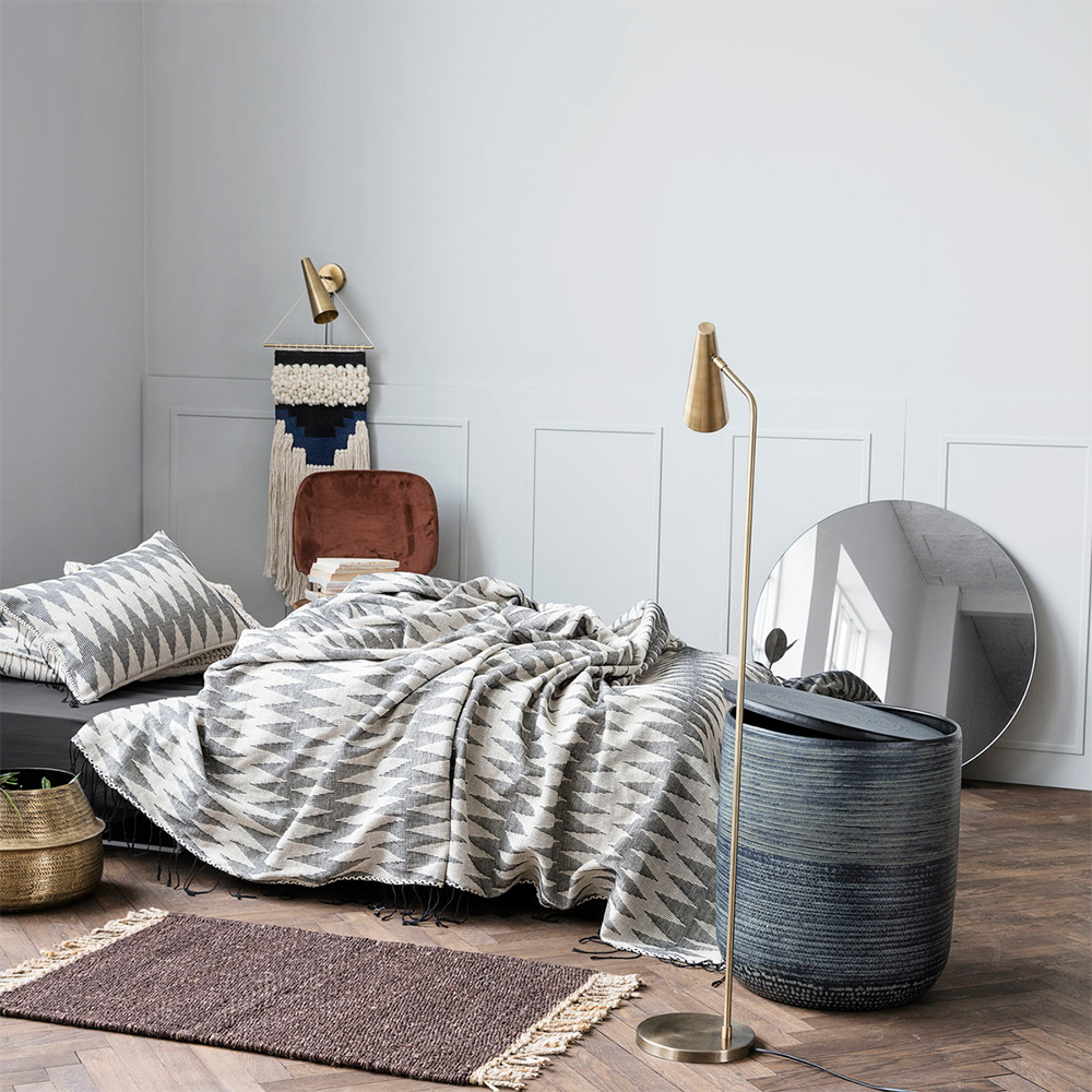 Precise Golvlampa 124 cm Mässing