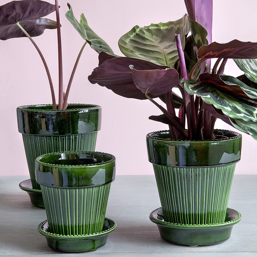 Simona Kruka/fat 14 cm Grön emerald