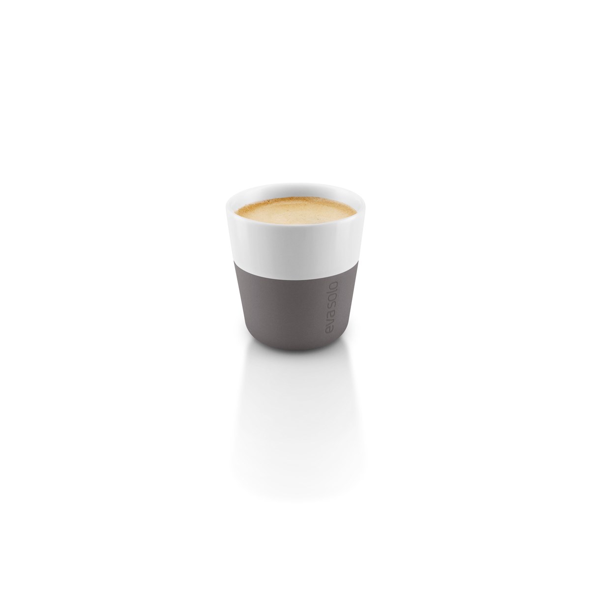 Espressomugg 8 cl 2-pack Elephant Grey