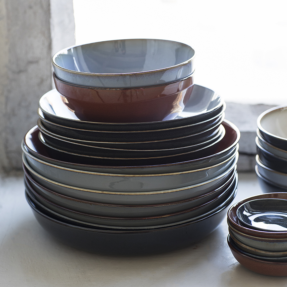 Terres de Rêves Tallrik 22 cm Mörkblå