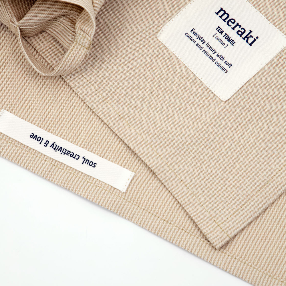 Verum Kökshandduk 75x55 cm 2-pack Off white/Safari