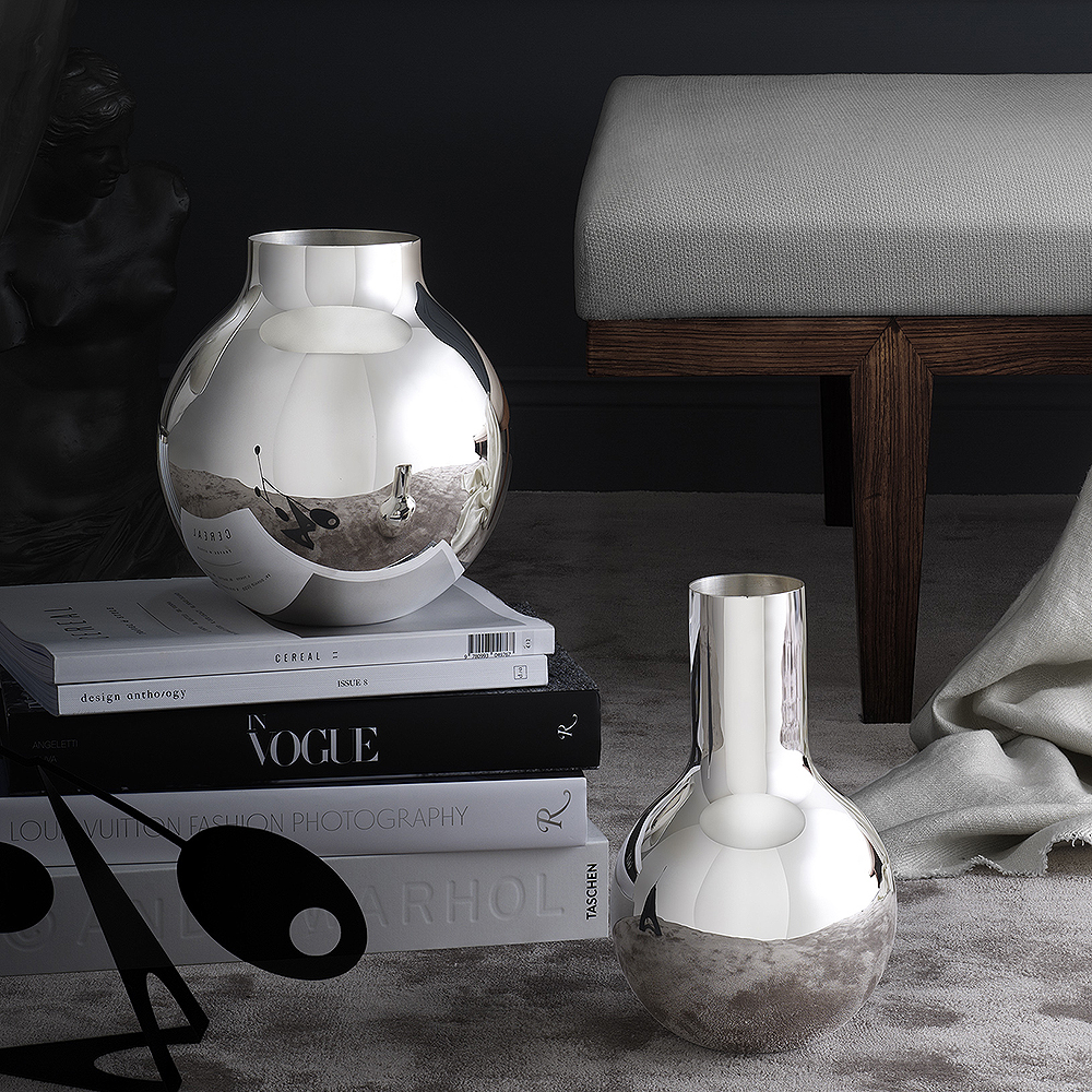 Boule Vas liten Silver
