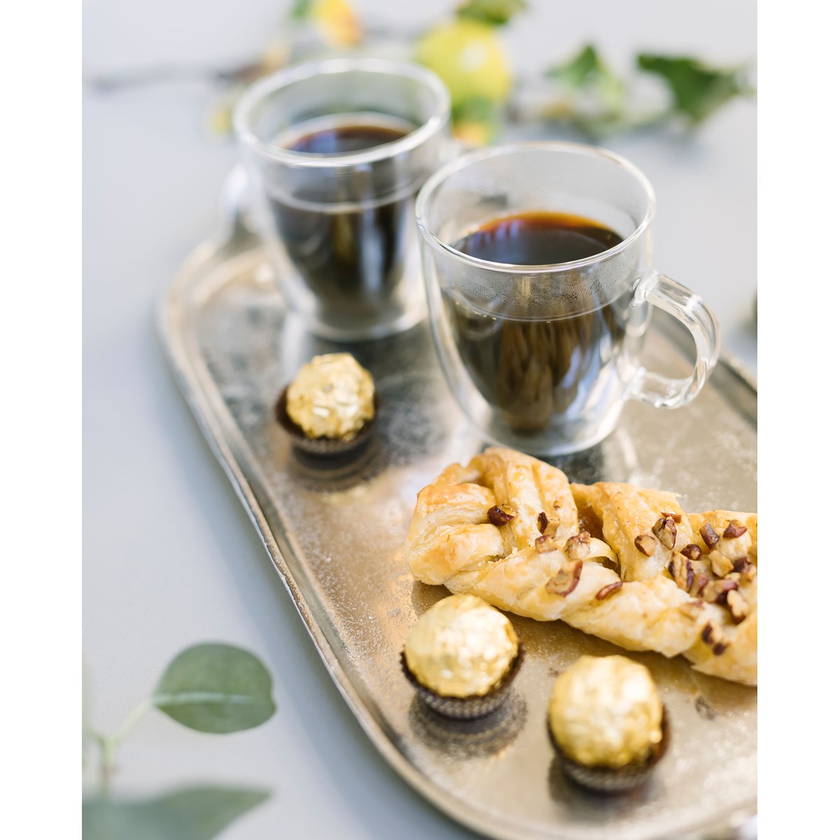 Kaffekopp dubbelväggad 2-pack 24 cl Klar