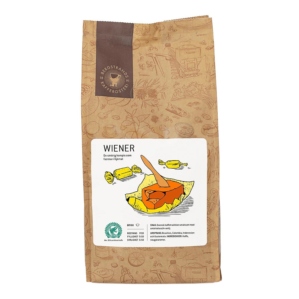 Bryggkaffe Malet Wiener 250 g