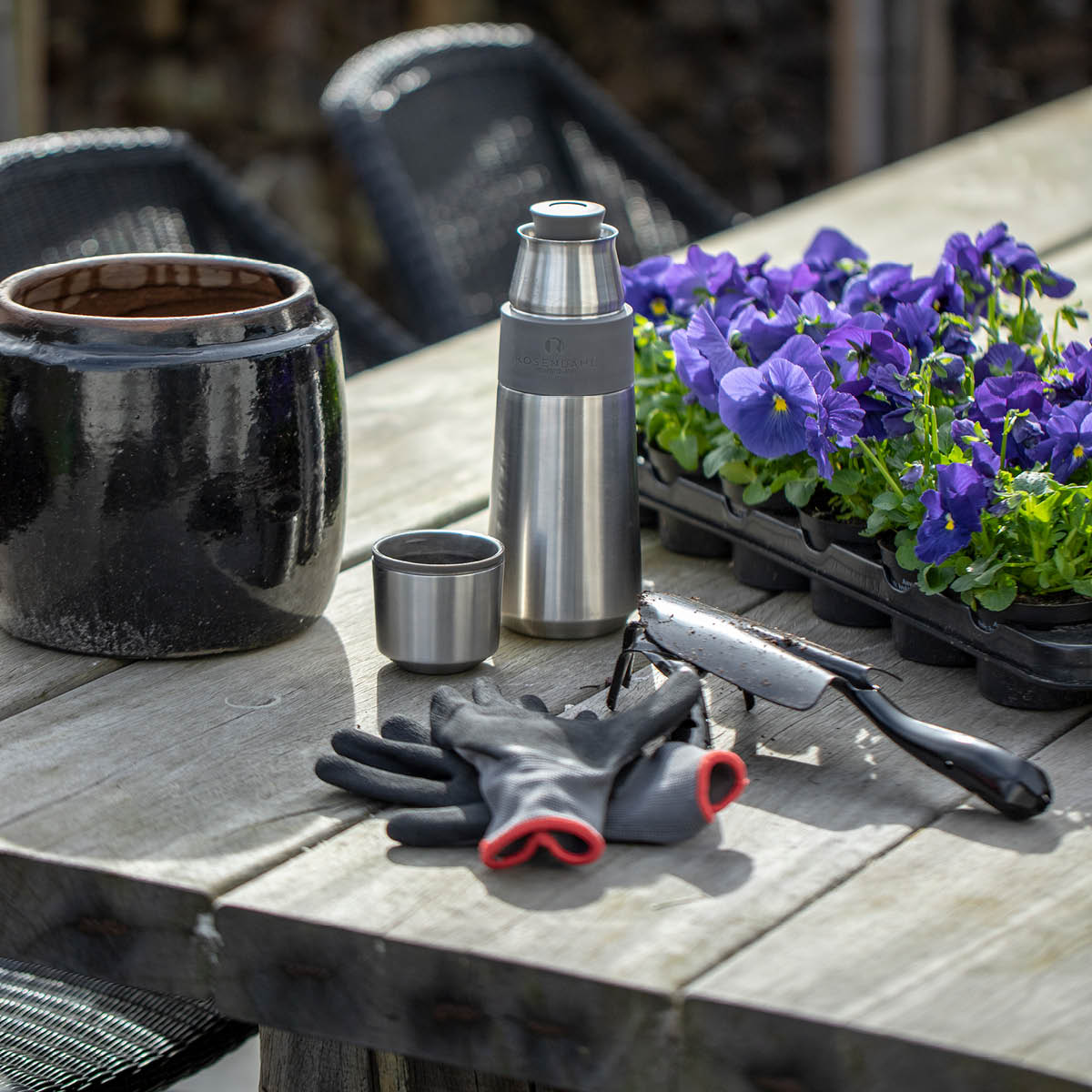 Grand Cru Outdoor Termosflaska 65 cl Mörkgrå