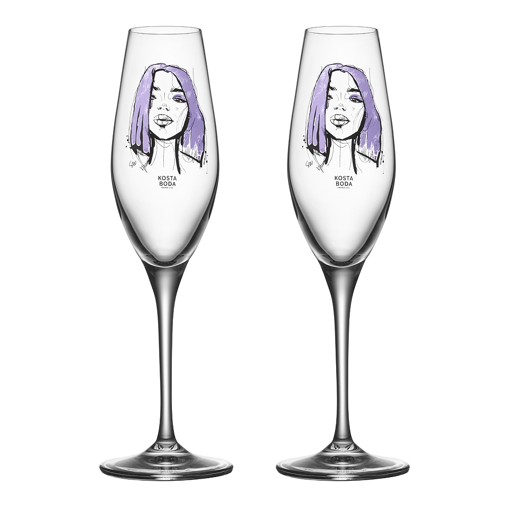 All About You Champagneglas 2-pack Forever Mine