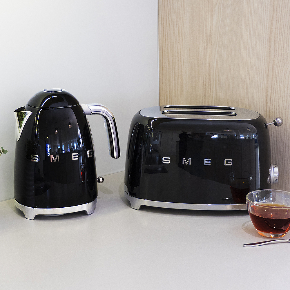 Smeg 50's Style Brödrost 2 skivor Svart