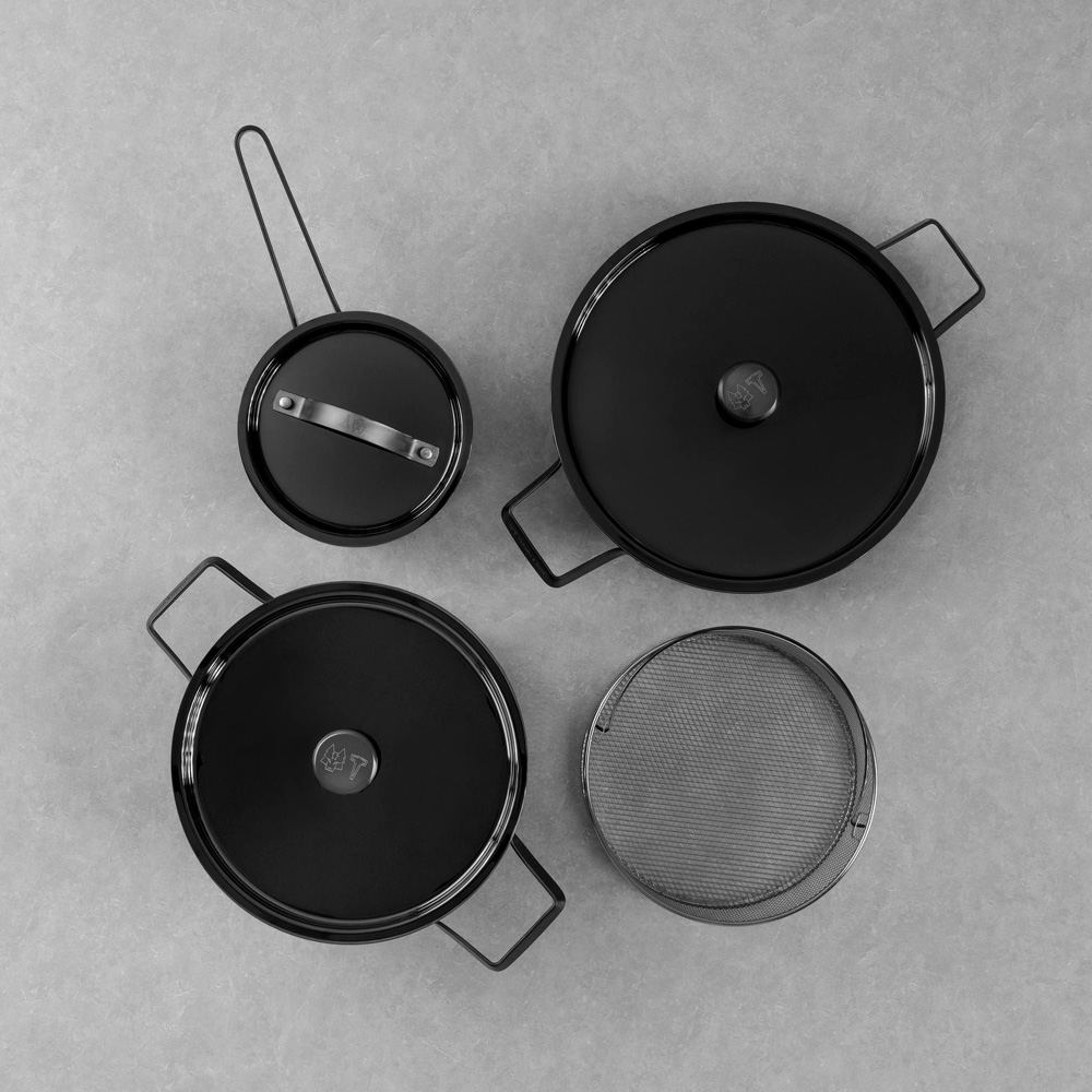 Pro Grytset 4-delar Svart