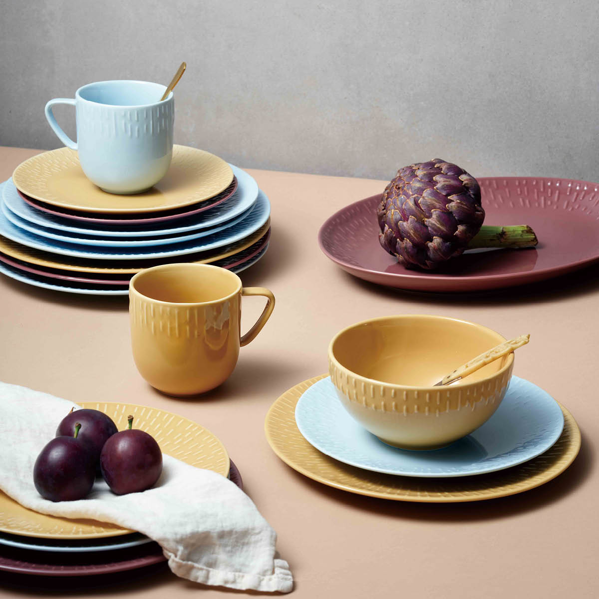 Confetti Tallrik 24 cm Aqua