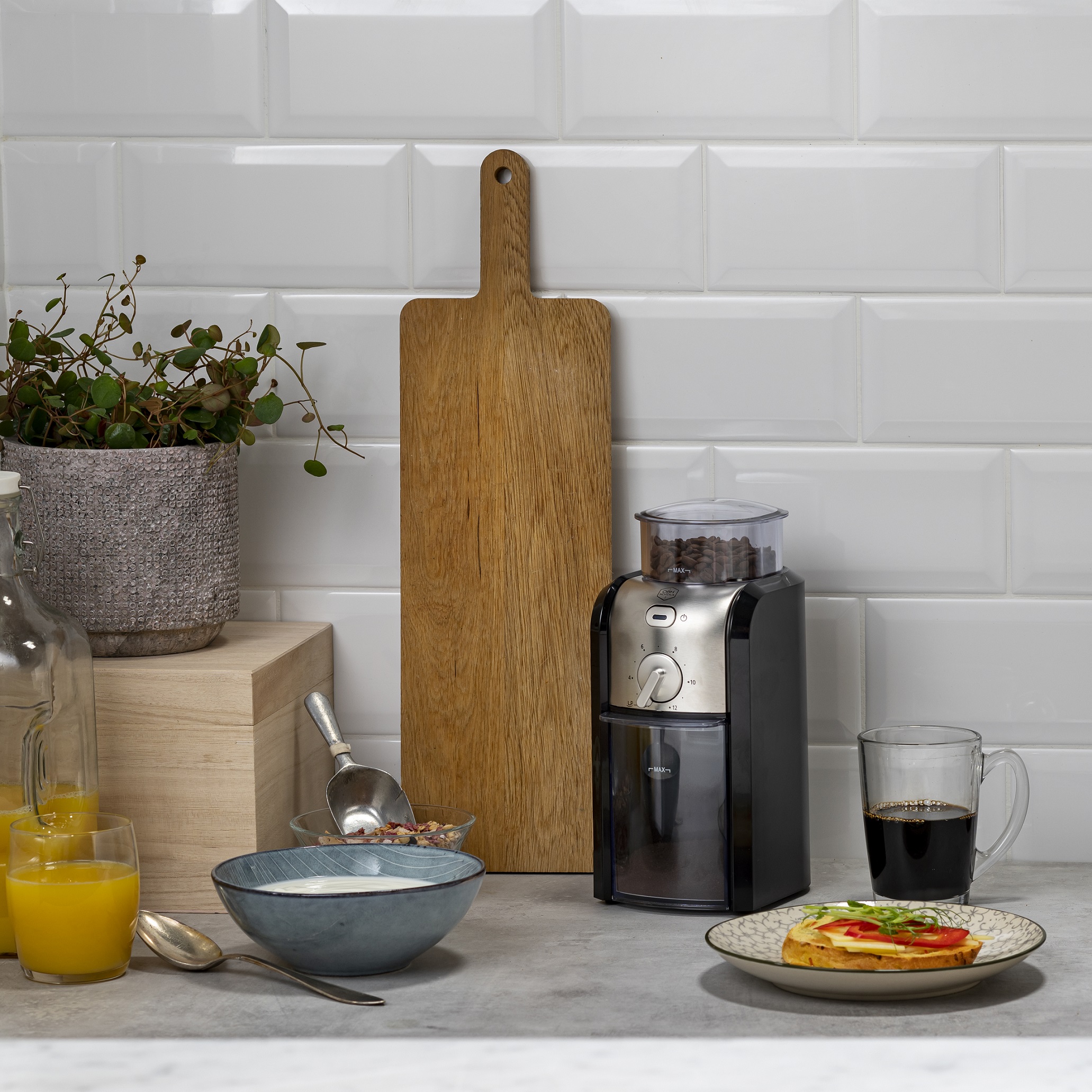 Precision Kaffekvarn Svart/metall