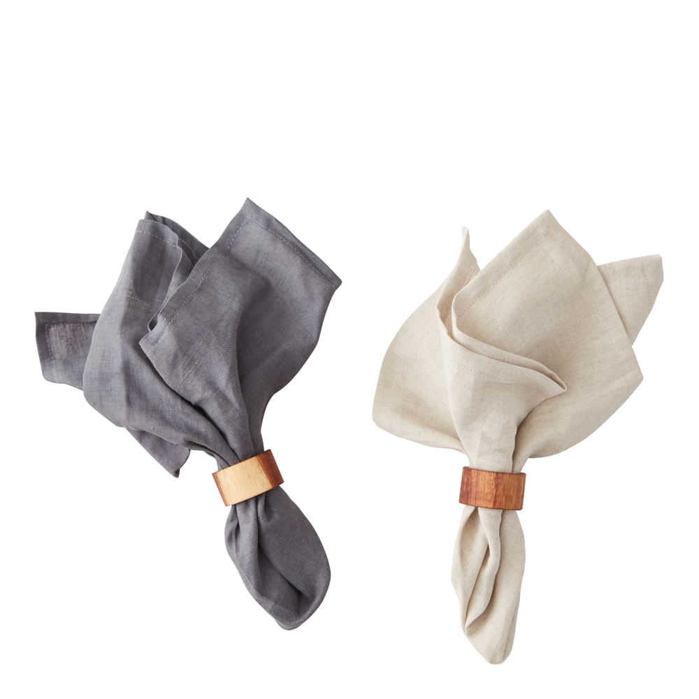 Nord Servettring Akacia 4-pack