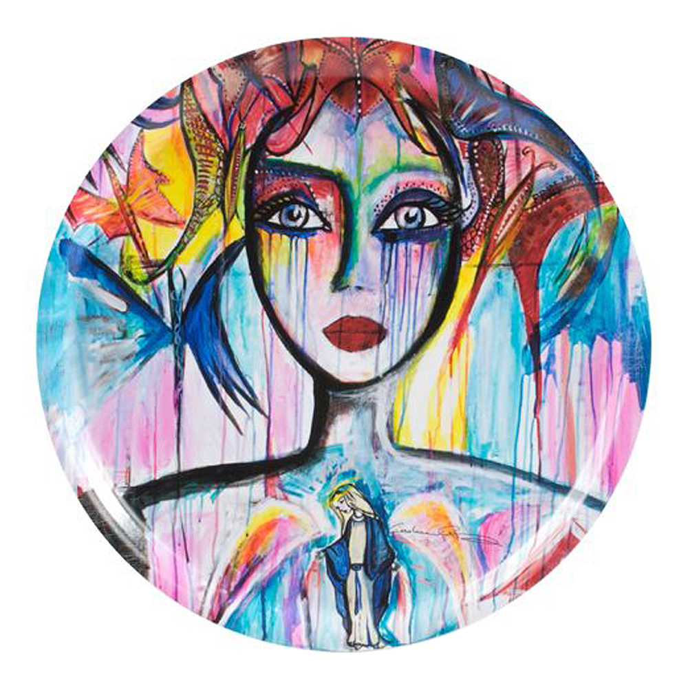 Bricka Slice of Life 31 cm Flerf&auml;rgad