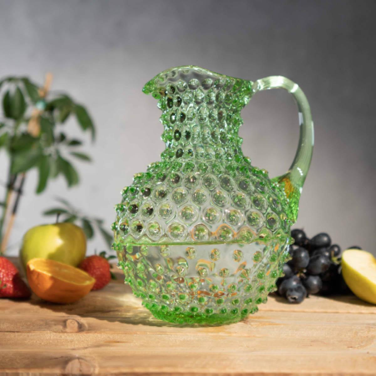 Hobnail Karaff 2 L Light Green