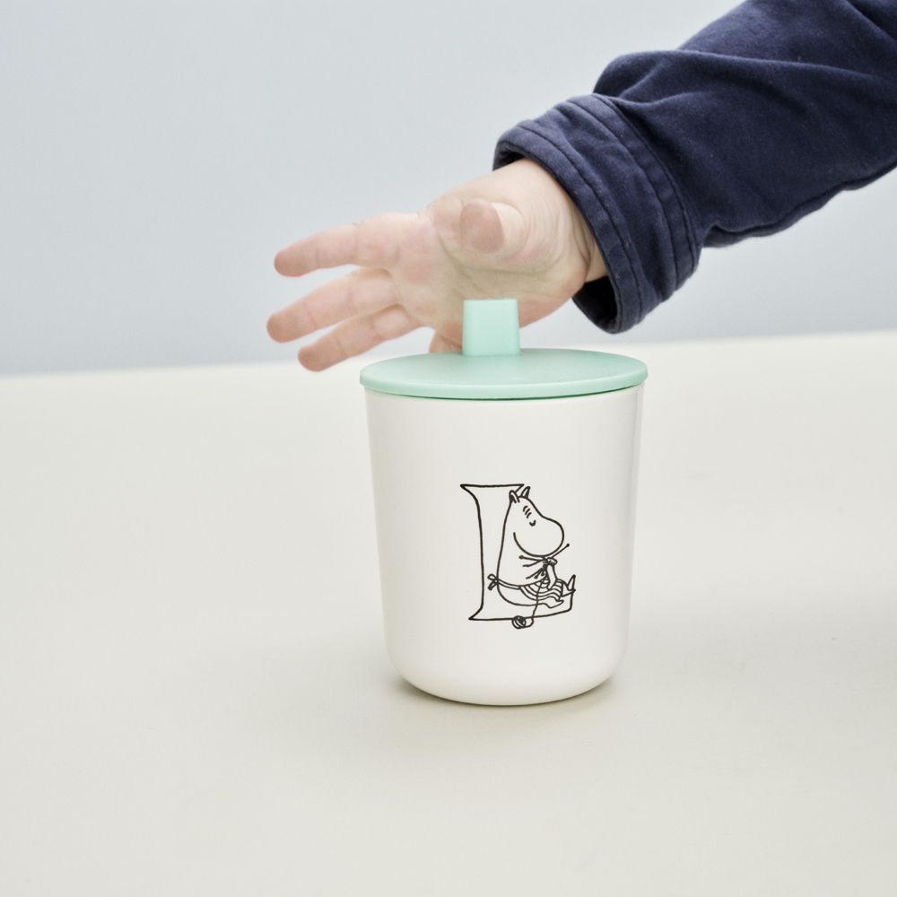 Moomin ABC Mugg 20 cl L Vit