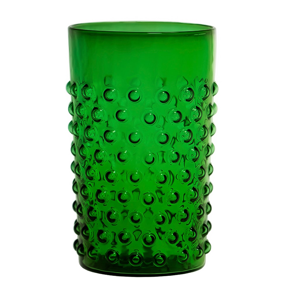 Hobnail Glas 20 cl Dark Green