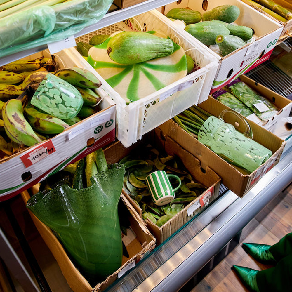 Tiggy Vas 30 cm Grön