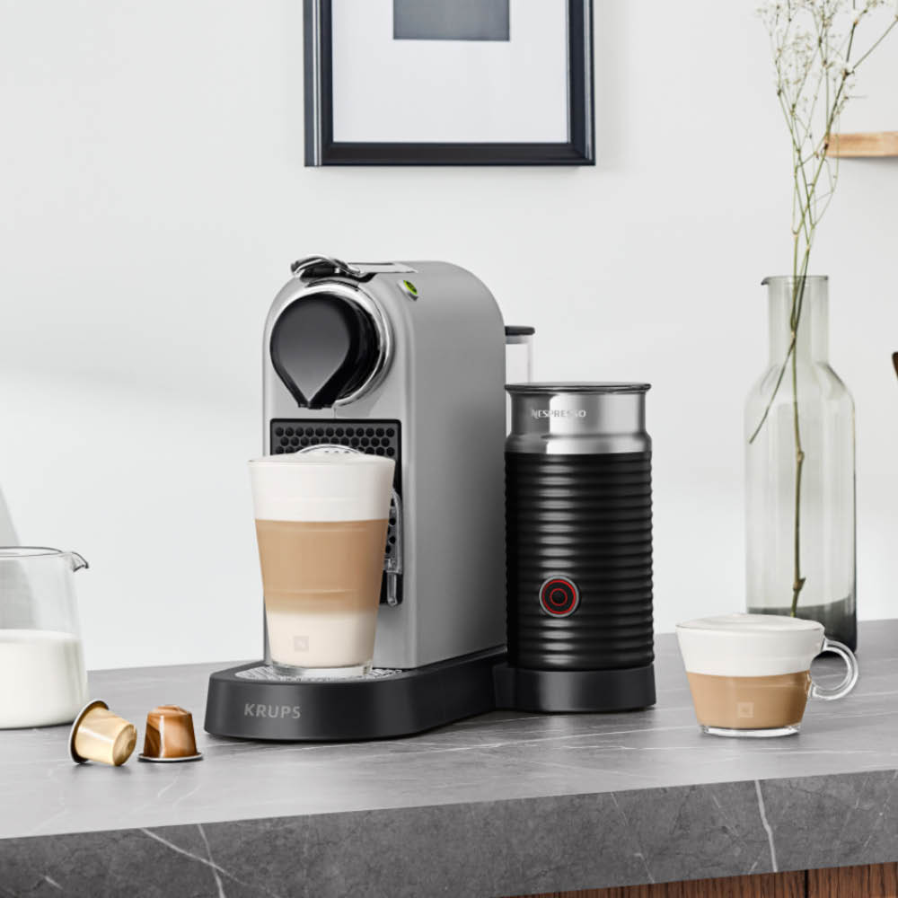 Nespresso CitiZ and Milk Maskin 1 L Silver