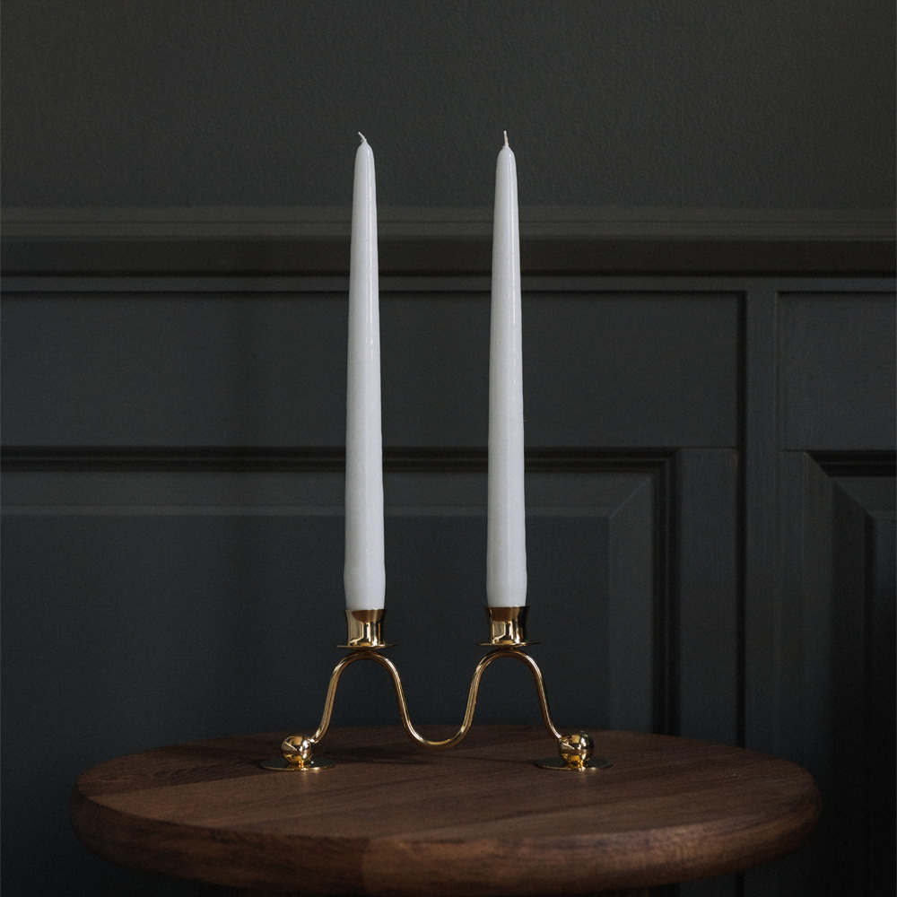 Lignano Sabbiadoro 2 Ljusstake 20 cm Guld