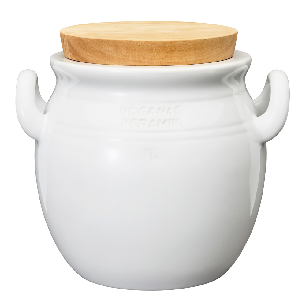 Höganäs Keramik Krus 1 L Vit