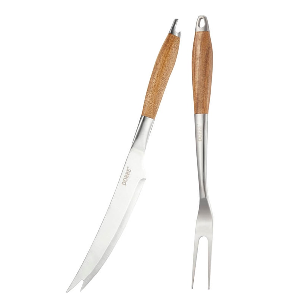 BBQ Trancherset Trä/Rostfritt