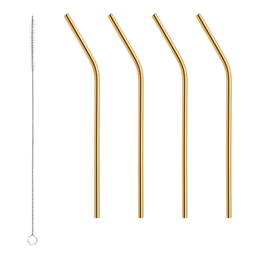 Peak Sugrör 4-pack med rengöringsborste