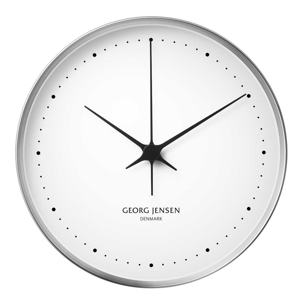 Henning Koppel Klocka 30 cm Stål/Vit