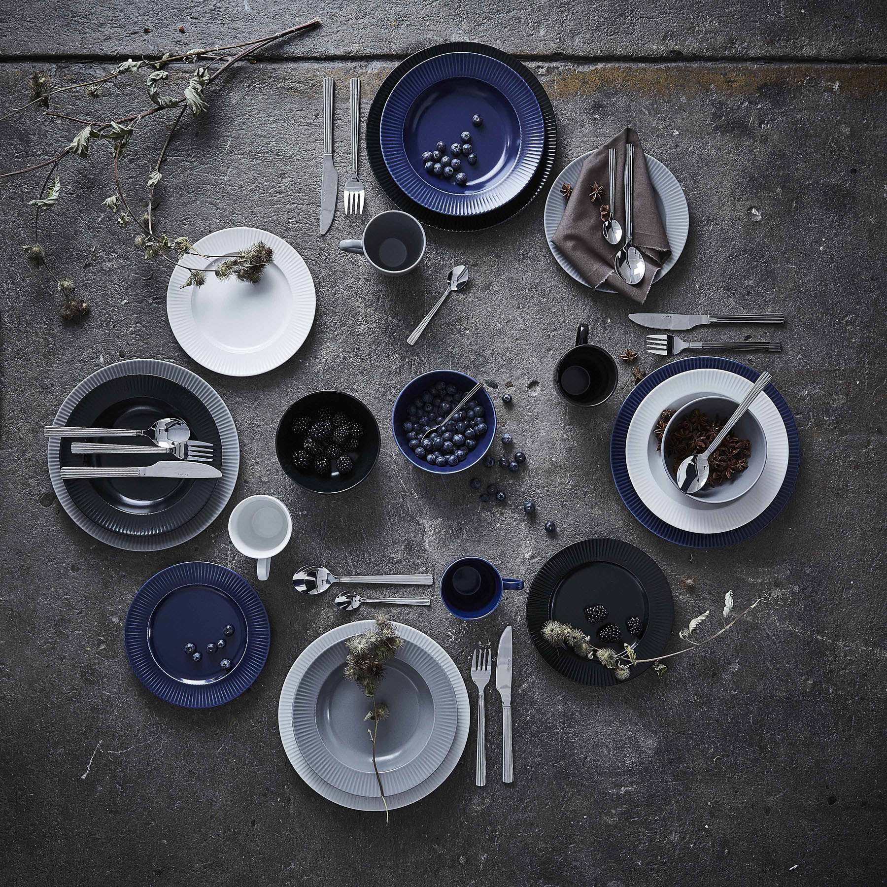 Groovy Tallrik 21 cm Blå