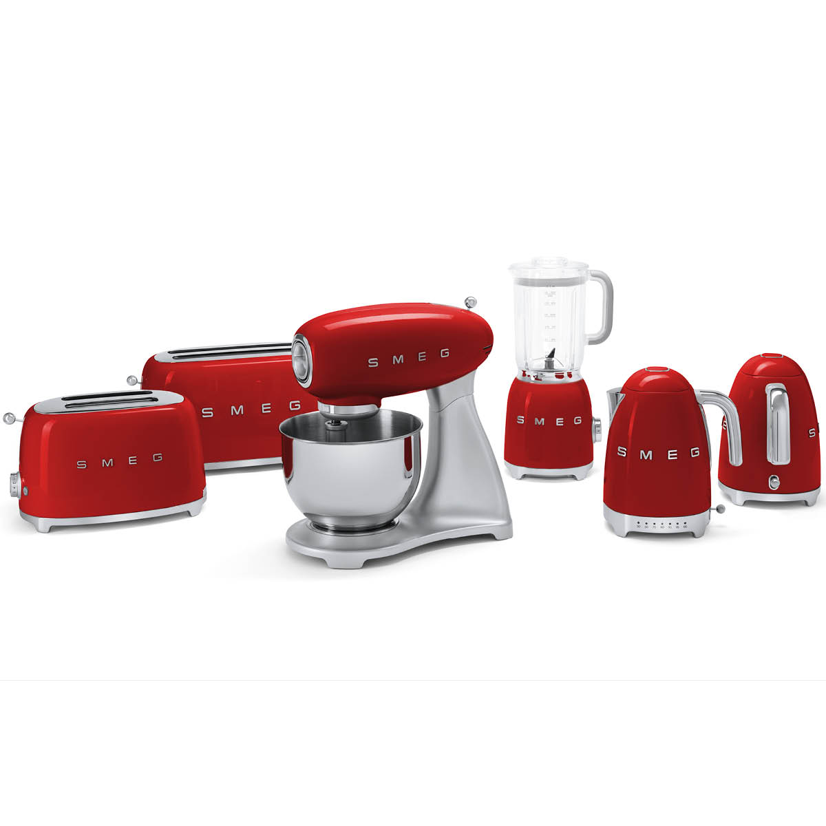 Smeg 50's Style Vattenkokare 1,7 L Röd