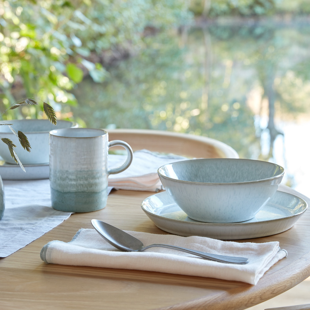 Mugg 40 cl 2-pack Grön/Vit